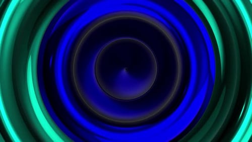 Abstract Blue Green Spiral Vortex Swirl Background