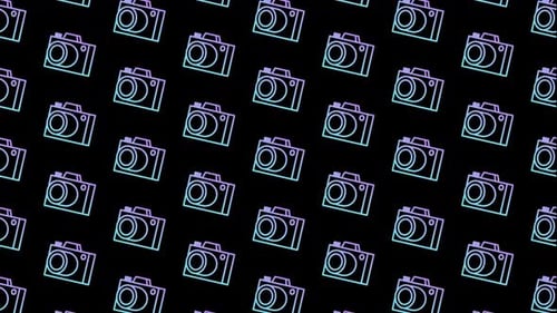 Photo Picture Black Animated Loop Background 4K