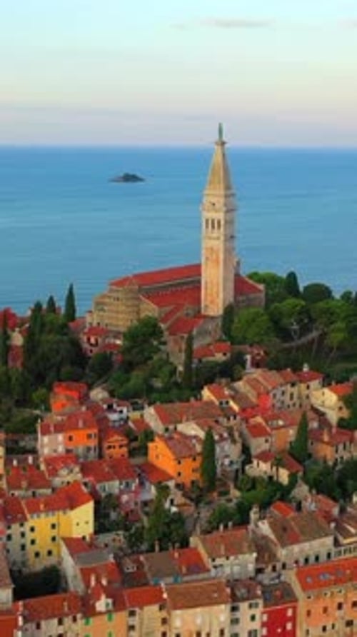 Vertical View Of Croatia Cityscape, Europe