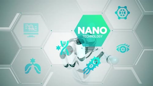 Nano Technology touch screen animation