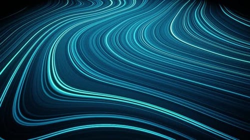 Weave lines. Abstract background. 3d render. Network connection structure.