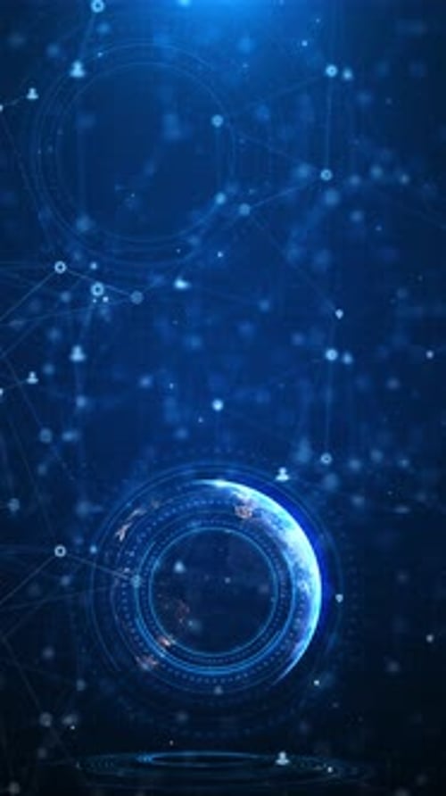 Ai, big data, túnel cibernético. Patrón de interfaz futurista. Su textura tecnológica resplandeciente. Modalidad abstracta