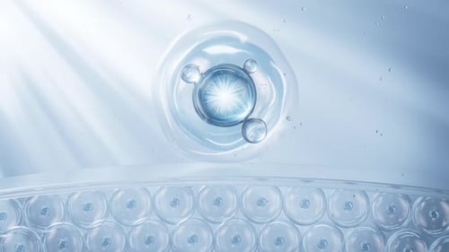 Fluid Molecular Cell Activity Background Animation