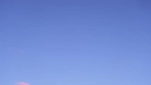 Vanilla Blue Sky Pink Clouds