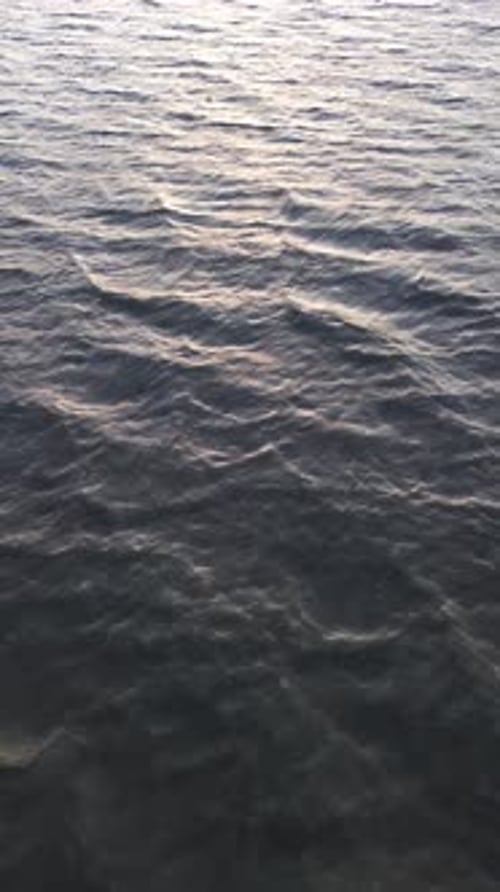 Vertical Footage Of lake water texture. top view of lake water texture