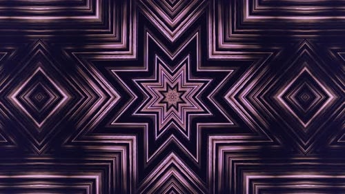 Purple geometric pattern with star design