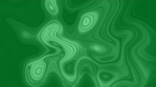 Animated Liquid Green Wavy Organic Pattern Background