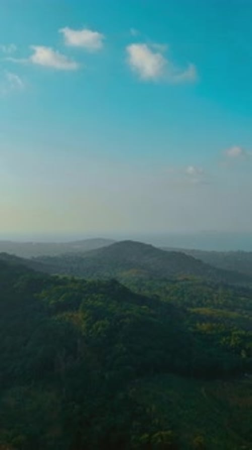 Exploring stunning mountain landscapes under clear blue skies in the afternoon