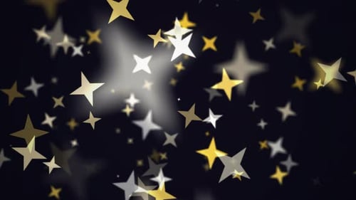 3D-Animation, Bokeh-Motiv, glitzernd, funkelnd, festlicher abstrakter Hintergrund