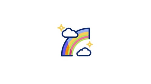 Rainbow Animated Icon
