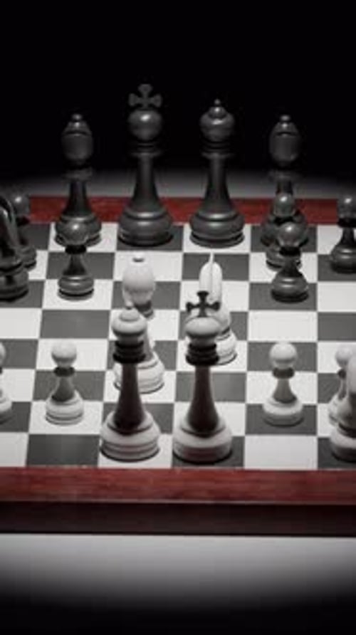 Chess Board Set up for Play