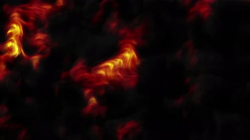 Abstract Fire Background. Smoke Background. Burning Smoke Animation. Loop Animation