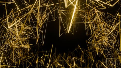 Vj Loop im Hintergrund mit Goldstrukturen in 4K