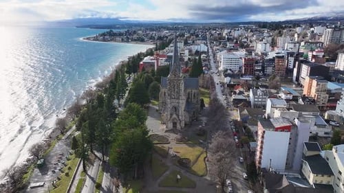 Catedral de Bariloche en San Carlos De Bariloche en Río Negro, Argentina.