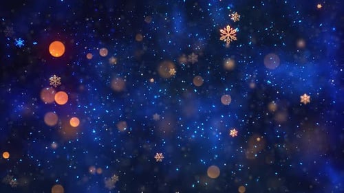 Fond de neige et de flocons de neige de Noël 3