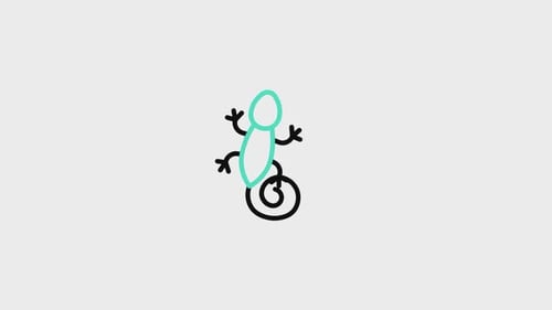 Icône animée Gecko