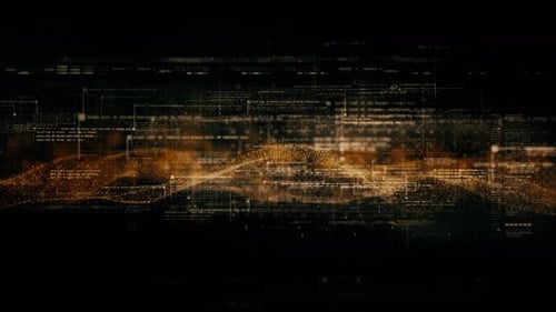 Fortschrittliche digitale Datenmatrix mit Bewegungsgrafik, Web3-IOT-Cyberumgebungssimulation, Big-Data-Analyse