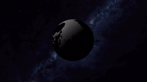 Animation of Earth planet seen from space. 2183