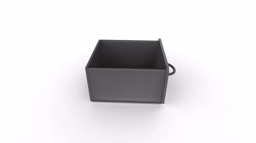 clothes drawer 3d object rotating loop