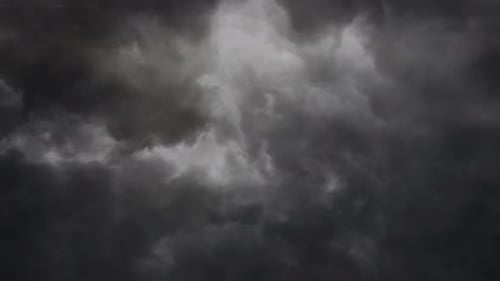4K-Ansicht dramatischer Gewitterwolken