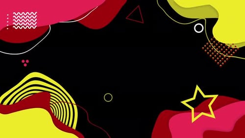 Black Memphis Background Loop 4K