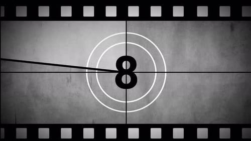 Classic Film Countdown From Ten To Zero