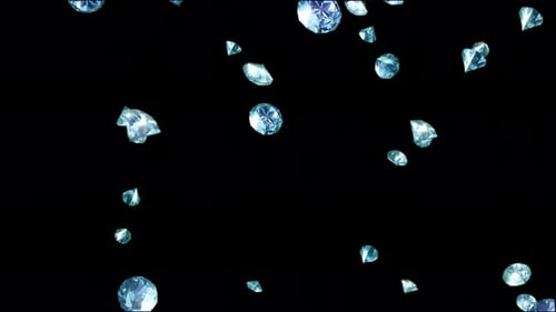 Diamonds Fall Videoschleife