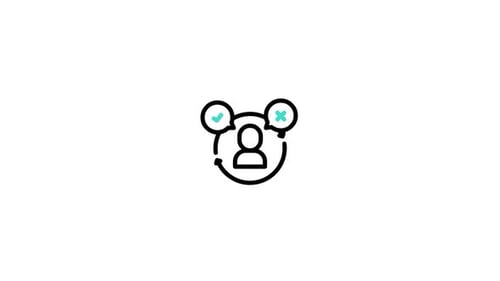 Animiertes Feedback-Symbol