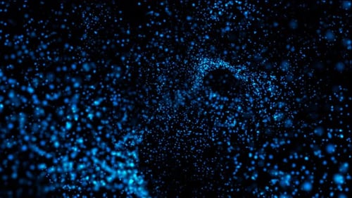 Particles Form Distribution Abstract Background