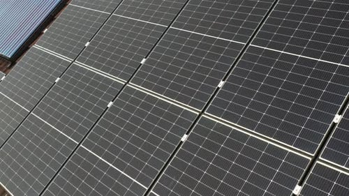 Solar Panels on a Roof 09