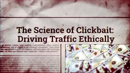 La science du clickbait qui génère du trafic de manière éthique Titre sur un journal numérique