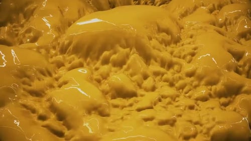 Dynamic Swirling Orange Liquid Abstract Background