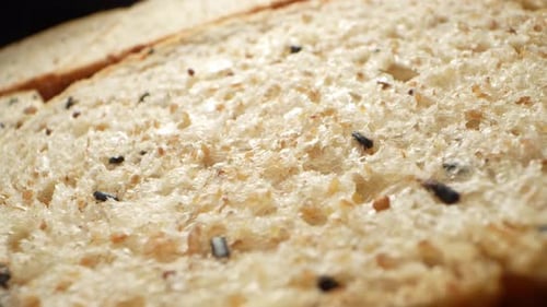 Appetizing Slices of Fresh Whole Wheat Bread