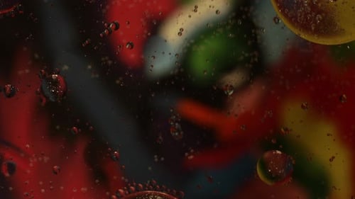 or Planets Universe Cosmic Abstract Background Abstract Molecule Sctructure Water Bubbles Macro