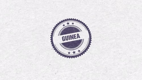Guinea Golden Rubber Stamp