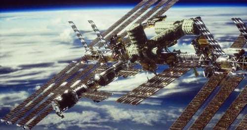 Exploration of Space From the International Space Station Above Earth