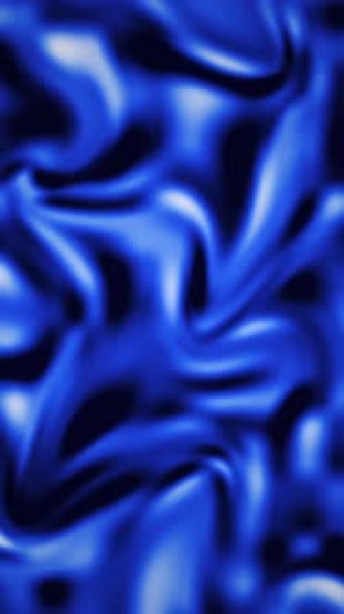 Animated Abstract Blue Fluid Waves Background Loop