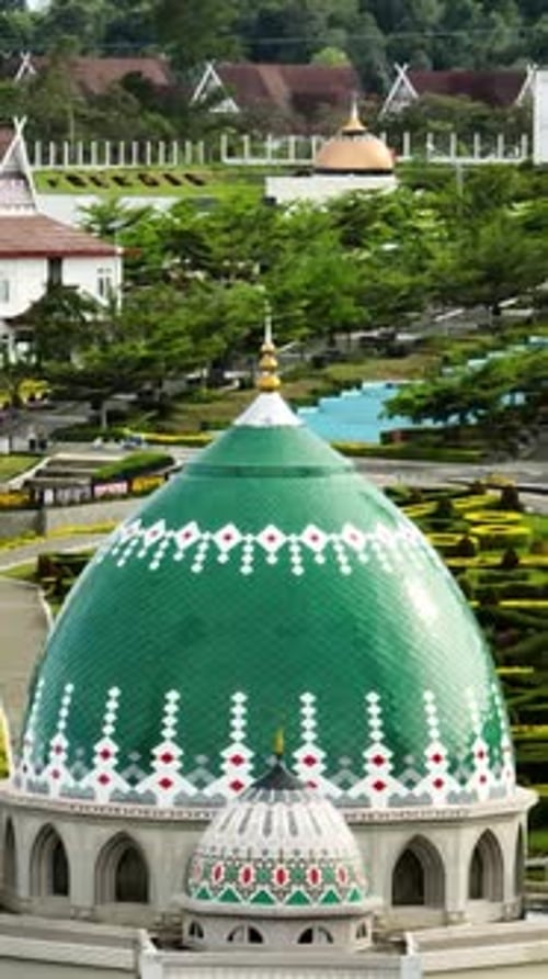 Mosquée du nord de Sumatra en Indonésie