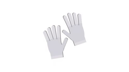 Animated White Gloves Clapping Icon