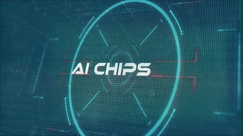 Futuristic Digital Text Reveal with Grid Elements