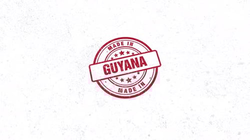 Made In Guyana Rubber Stamp