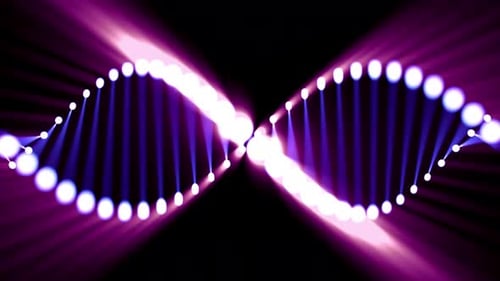 DNA Molecule Science, double helix strands, biological genetic heritage concept