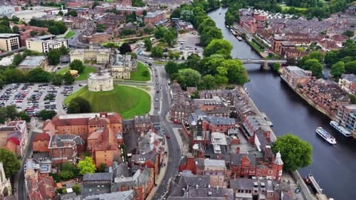Paysage urbain de York, Angleterre