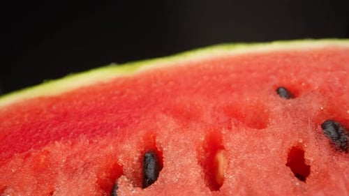Watermelon in macro video