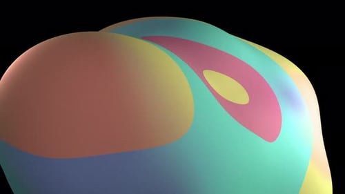 Pastel Blobs Gentle Morphing Infinite Loop 4K