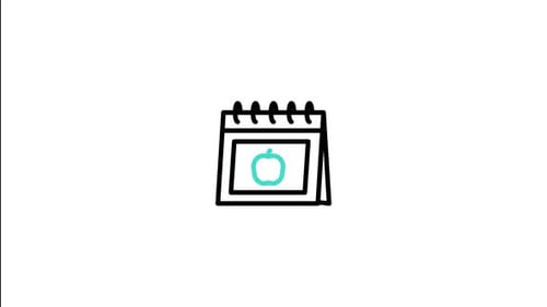 Animiertes Kalendersymbol