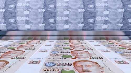 Printing 100 Singapore Dollar Banknotes 2