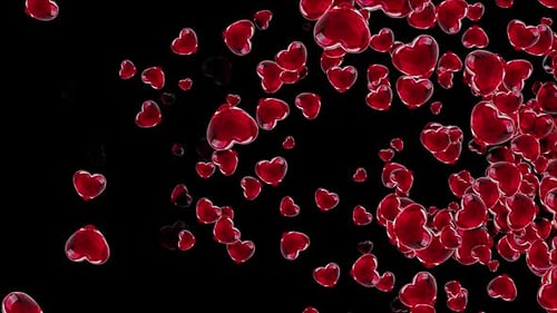 Love Animation For Valentine Alpha Background