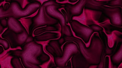 Abstract Red Fluid Morphing Organic Background Loop