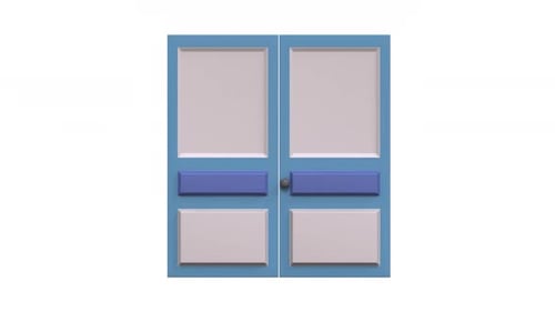 Door 4 Creative icon concept